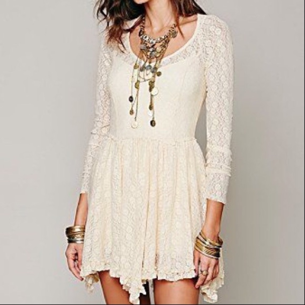 Free People Lace Witchy Dress | Small